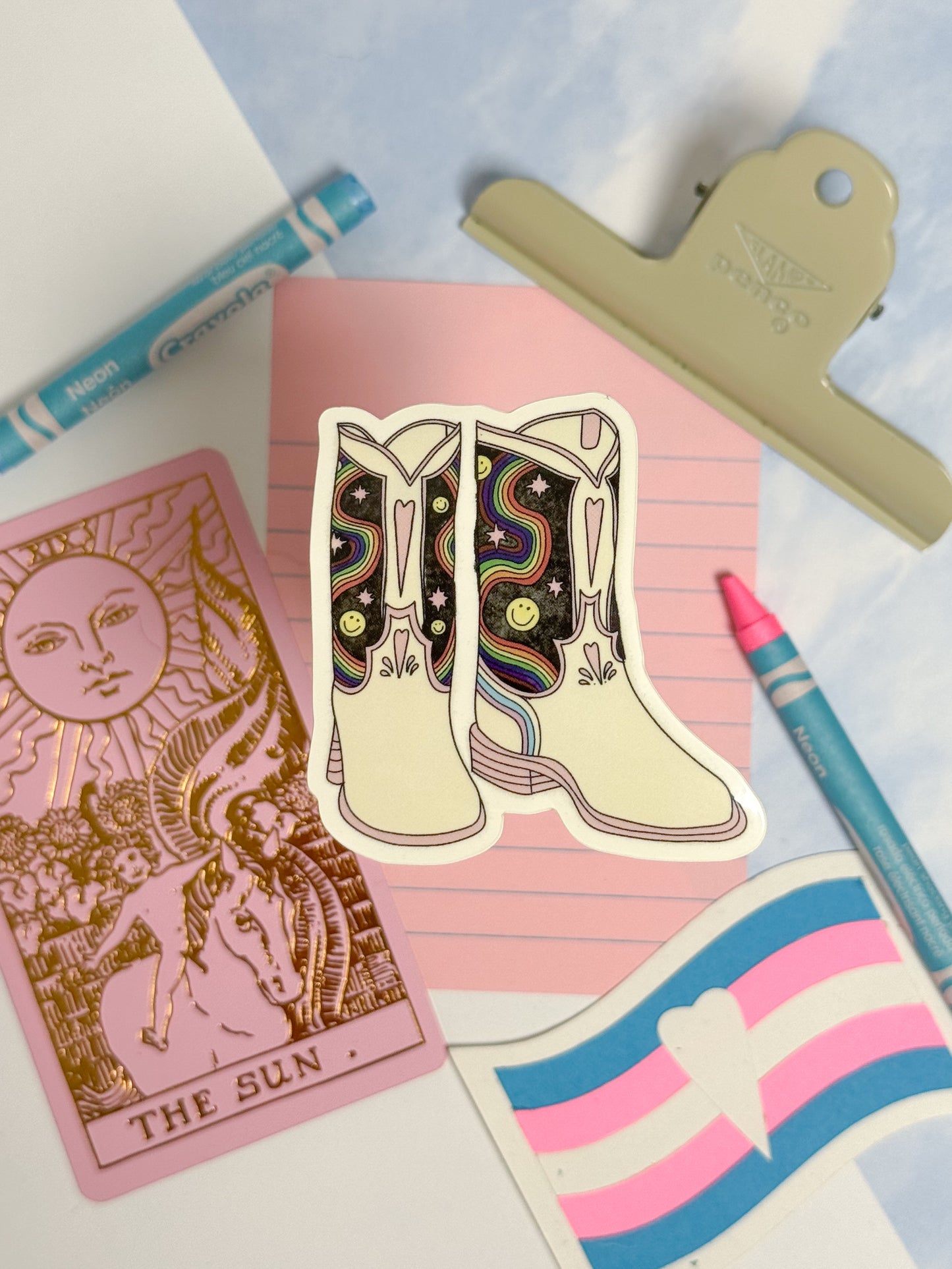 Equality Pride Boot Sticker