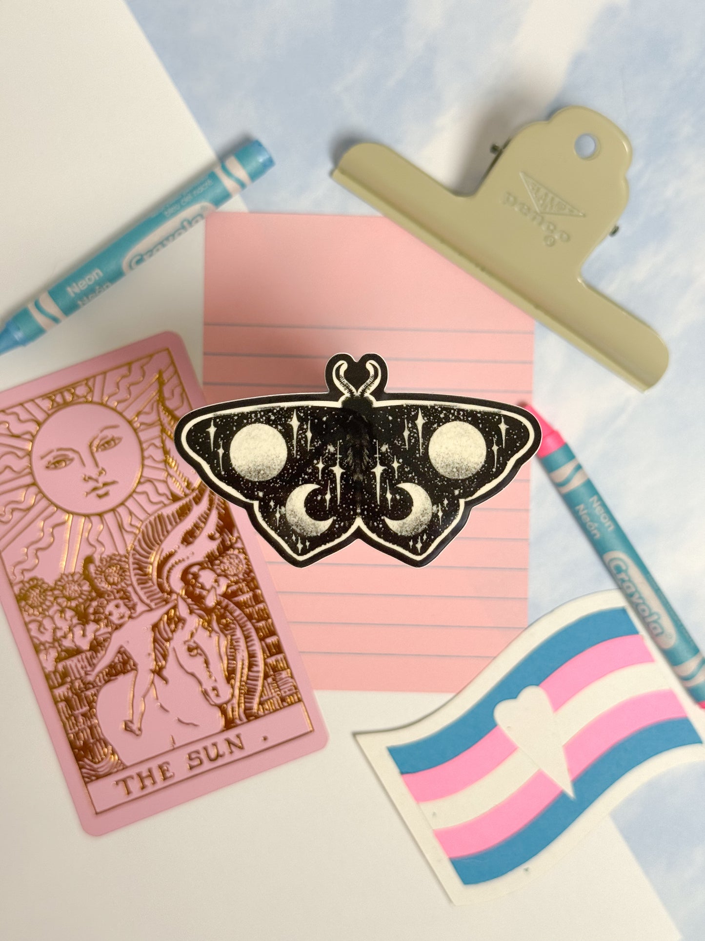 Moon Moth Sticker