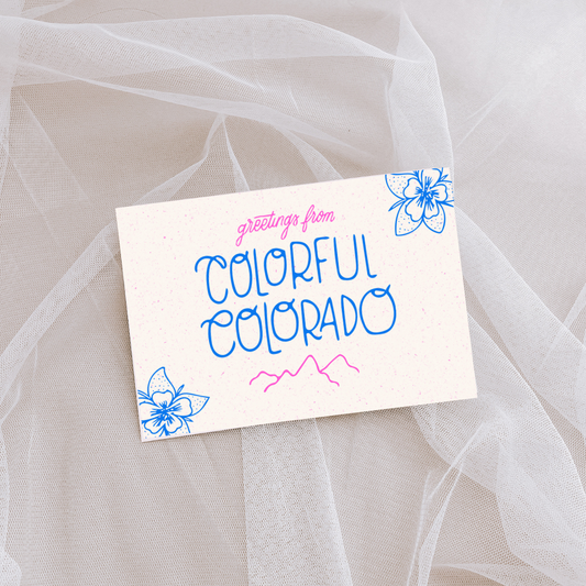 Greetings from Colorado Card